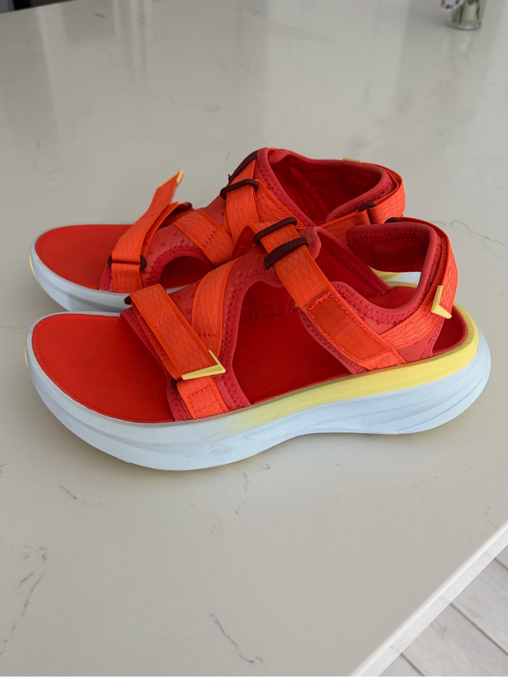 Teva Womens Orange Sport Sandals - Bright Orange Women Active Sandal